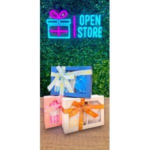 SET SPA 4 PIEZAS -2 ESPONJAS+SEPARA DEDOS+PIEDRA POMEZ- EN CAJA