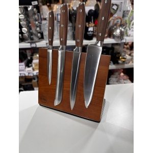 SET CUCHILLAS X4 IMANTADAS CON SOPORTE HUDSON
