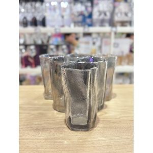 VASOS VIDRIO ALTOS X6 FUME - TORNASOLADO