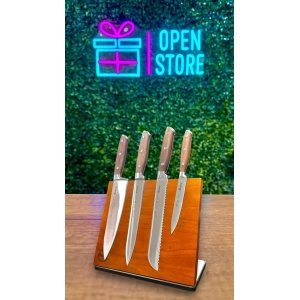 SET CUCHILLAS X4 IMANTADAS CON SOPORTE HUDSON