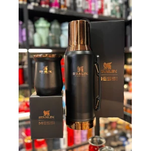 TERMO MATE SYSTEM 1.2L + MATE STANLEY - MESSI GOAT BLACK