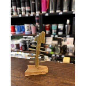 COPETINERO HUESO DE PEZ DE PALO SANTO CON 6 PINCHES