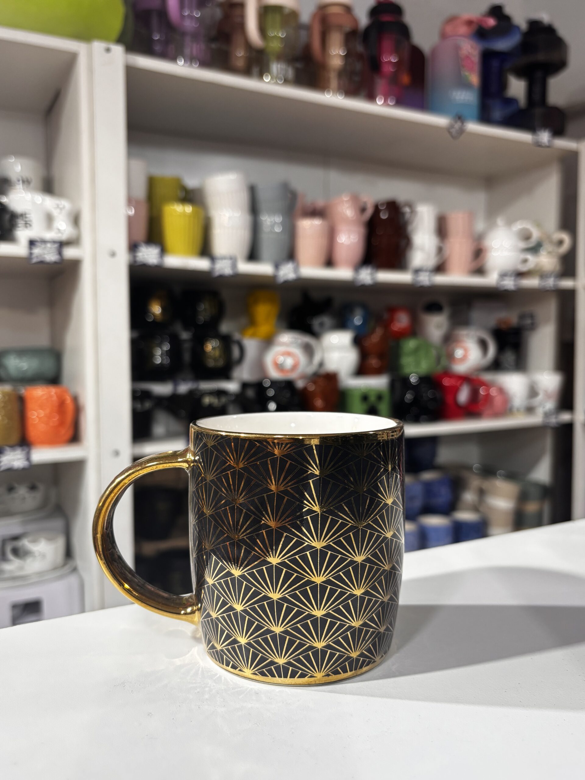 TAZA ORO NEGRA