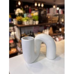 JARRON NEO N76 16X14CM BLANCO