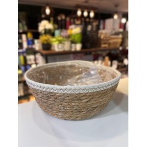 CANASTO DE FIBRAS NATURALES 31X12CM