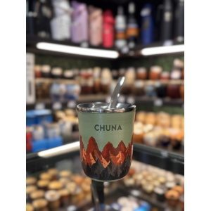 MATE ACERO CON DISEÑO CHUNA