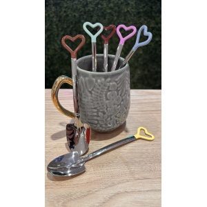 CUCHARA METAL PALA CORAZON
