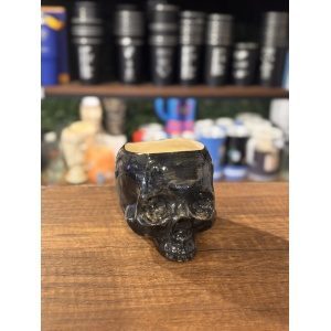 VASO TIKI CALAVERA NEGRA