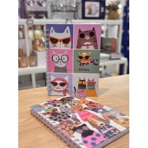 CUADERNO A5 TAPA DURA C/TIRA WATERMELON
