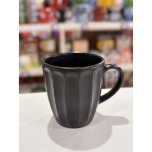TAZA VAINILLA NEGRO MATTE
