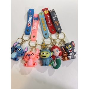 LLAVERO GOMA 3D PERSONAJES