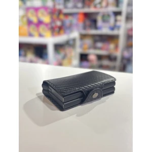BILLETERA TARJETERO ANTIROBO FIBRA CARBONO