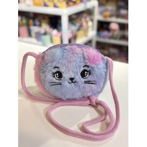 CARTERITA BANDOLERA PELUCHE MARIPOSA / GATITO / UNICORNIO