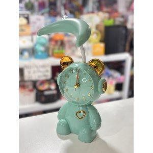 LAMPARA INFANTIL OSITO CON RELOJ