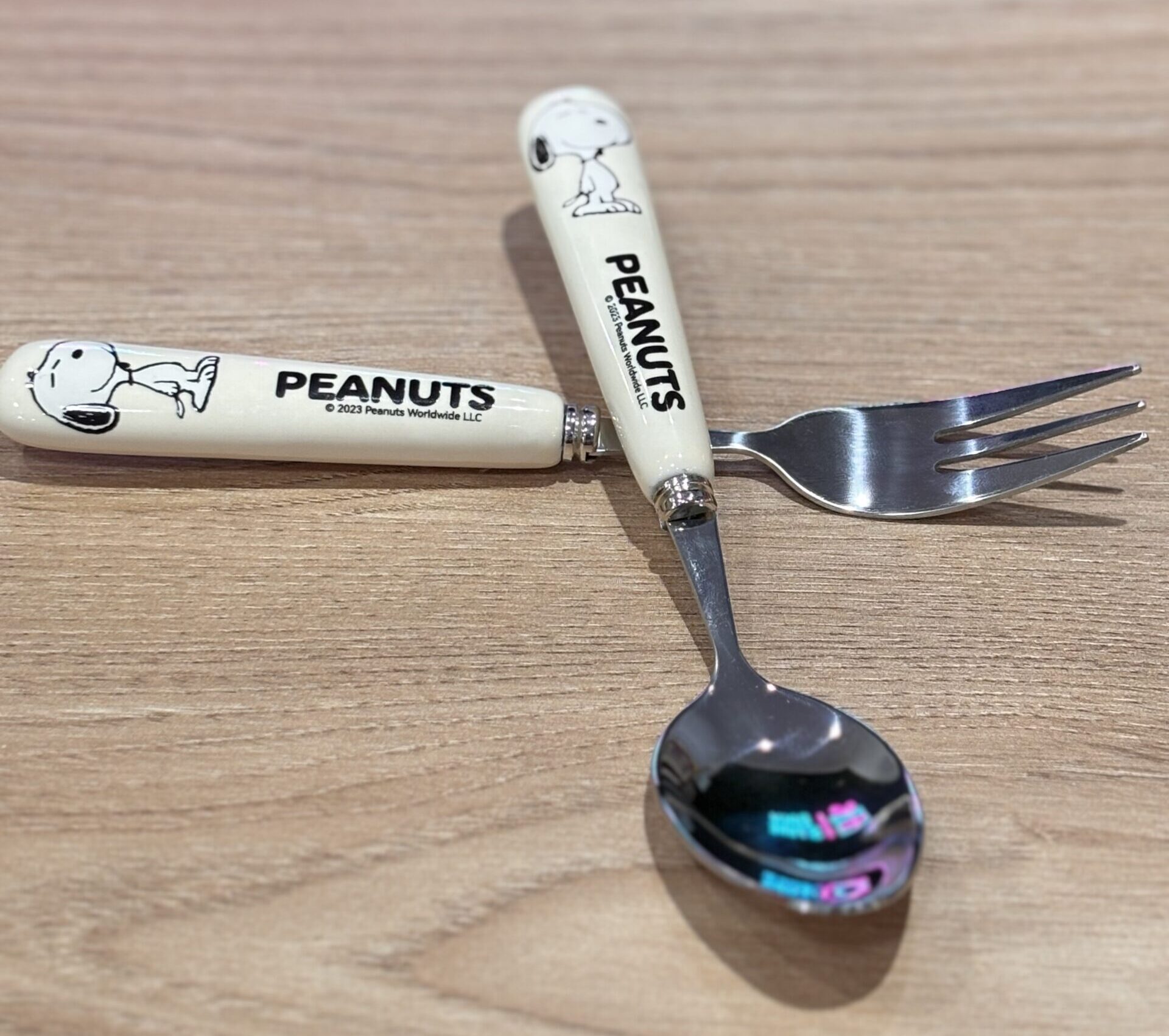 SET CUCHARA + TENEDOR SNOOPY