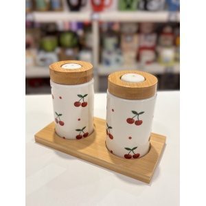 SET SALEROS X2 CEREZAS