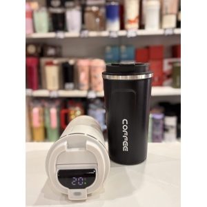 VASO TERMICO ACERO "COFFEE" CON SENSOR DE TEMPERATURA