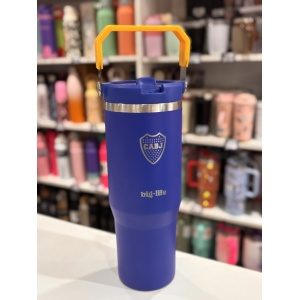 VASO TERMICO DE ACERO FLIP 900ML BOCA JUNIORS