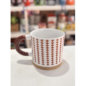 TAZA ROMBOS BORDO