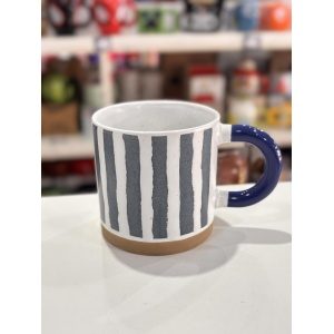 TAZA LINEAS AZULES