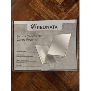 SET 2 TABLAS DE ACERO PARA MESADA (40X32 - 30X24)